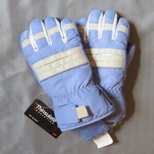 GAPKIDS Girls Periwinkle Purple Winter/Snow Thinsulate Gloves, Size M (7/8) NWT